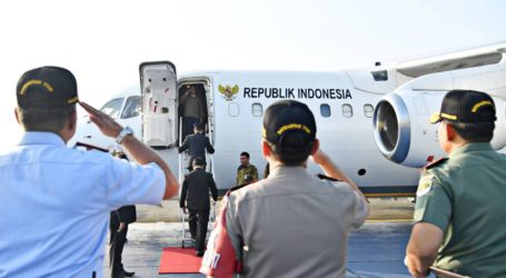 President Widodo Observes Military Exercise in Natuna Island