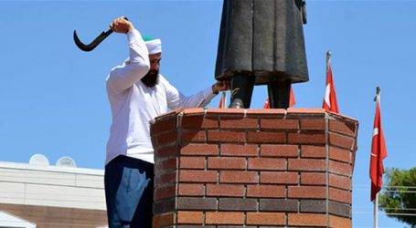 Local Man Attacks Atatürk Statue in Turkey’s Southeast, Says ‘No Idol Worshipping in Islam’