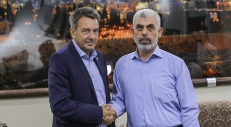 Red Cross Head Meets Hamas Chief in Gaza