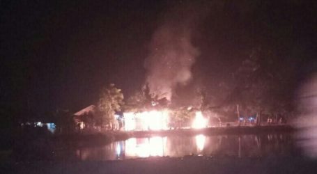 A Mosque in Aceh Province Burned Down