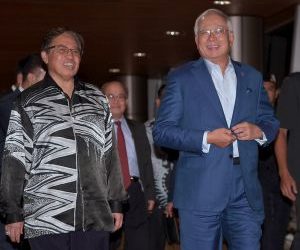 PM Najib Arrives to Attend World Islamic Economic Forum , Malaysia-Indonesia Talks