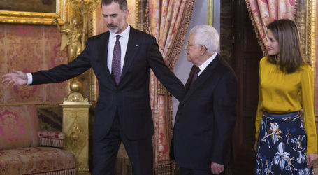 Palestinian President Meets Spanish King for Talks