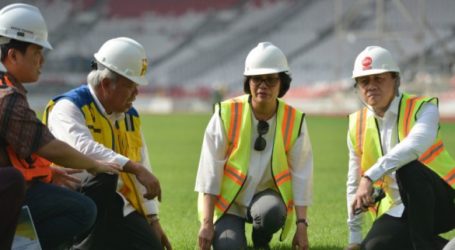Renovation Works of Gelora Bung Karno Stadium Nearly Complete