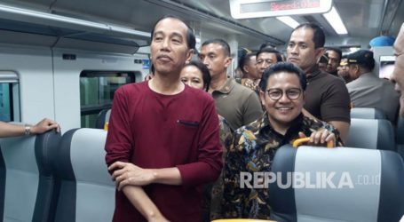 President Jokowi Inaugurates Operation of Soekarno-Hatta Train
