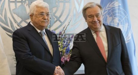 Abbas Meets UN Secretary General to Discuss Peace Process, UNRWA
