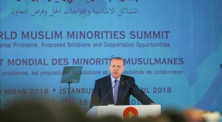 Erdogan Urges Unity at World Muslim Minorities Summit