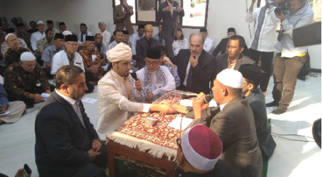 Indonesian-Palestinian Wedding Attended by Embassy and Gazan Ulema Representative