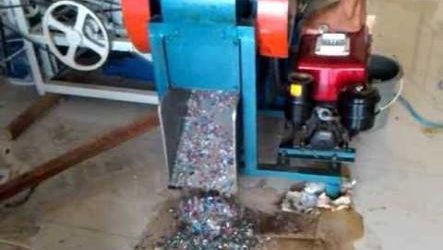 Kulon Progo Students Convert Plastic Bags into Asphalt Making Materials