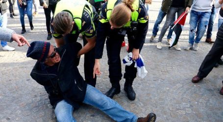 Netherlands: Israeli Supporter Attacks Protestor