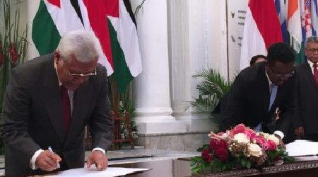 Indonesian National Zakat and UNRWA Signs MOU for Helping Palestinians