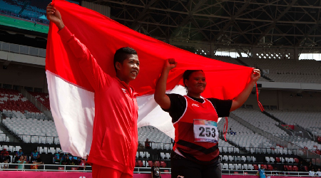 2018 Asian Para Games: Indonesia Wins Gold Medal from Para-Athletic