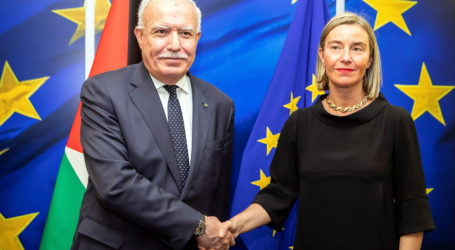 Palestinian FM, EU Foreign Policy Head Meet in Brussels