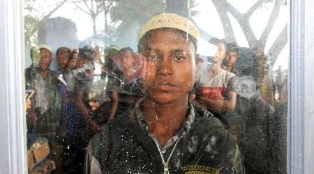 Boat Carrying Rohingya Muslims Lands in Indonesia’s Sumatra Island
