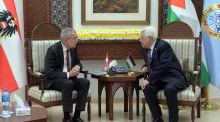 Austrian President Supports Two-State Solution for Palestine
