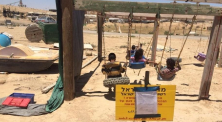 Israel Threatens to Raze Playground in Rakhma Village