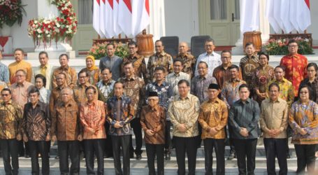 President Jokowi Announces His Cabinet Ministers