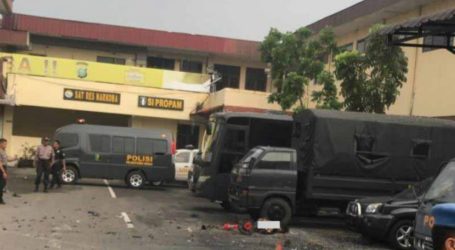 A Bomb Exploded at Police Headquarters in Medan