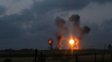Response Gaza Rocket, Israel Bomb Land Agricultural in Rafah