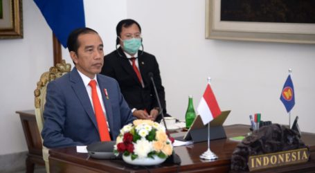 President Jokowi Joints ASEAN Special Summit for COVID-19 Issue