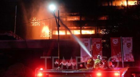 The Fire at Indonesian AGO Building Finally Went Out after 11 Hours