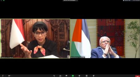 Minister Retno Affirms Indonesia’s Support for Palestine to FM Riad