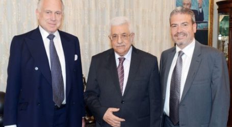 Abbas Meets World Jewish Congress Chairman Discuss Peace