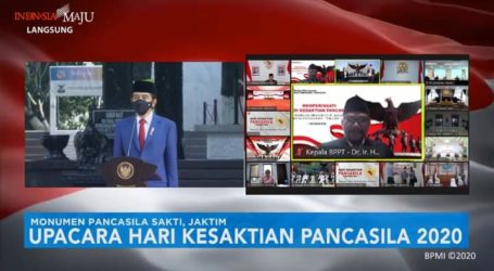 President of Indonesia Leads Commemorate Pancasila Sanctity Day Ceremony