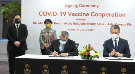 Indonesia Secures Supply of 100 Million Vaccines from London