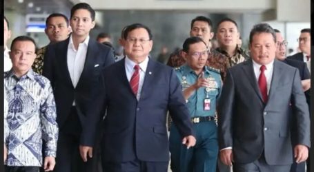 Minister Prabowo Visits at the US for Five Days