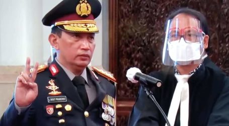 President Jokowi Inaugurated New National Police Chief