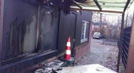 A Mosque Set on Fire in Netherlands