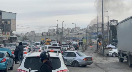 Violent Confrontations between Occupation and Palestinians at Israeli Military Checkpoints