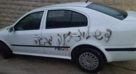 Settlers Vandalize Palestinian Vehicles in Northern West Bank Village