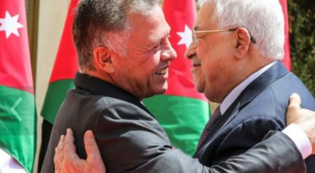 King Abdullah of Jordan Arrives in Ramallah for A Meeting with President Abbas