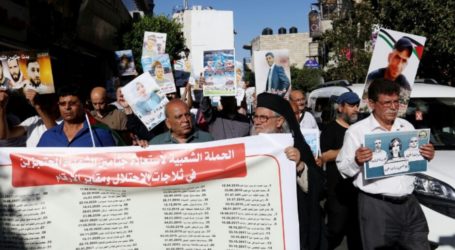 Protests in Ramallah Demand Israel Hand over the Bodies of Dozens of Palestinians