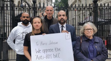 Anti-apartheid Groups Urge UK Prime Minister to Scrap Anti-BDS Bill