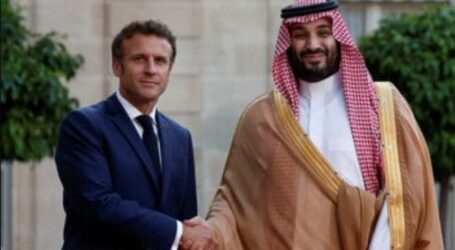 Prince Mohammed, Macron Discuss Food Supplies until Palestinian Issue