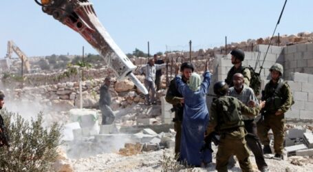 Israeli Occupation Demolishes Palestinian Residential Facilities,  Livestock Yards