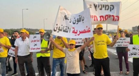 Palestinians Protest in Taybeh, Rejecting Israeli Policy of Demolishing Their Homes