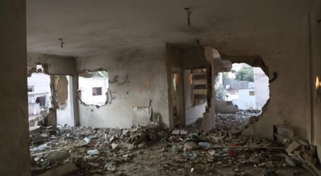 Israeli Occupation Blows Up Palestinian Apartment in Jenin