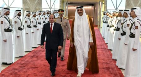 Egypt’s President El-Sisi Arrives in Doha, Qatar