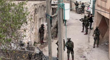 Israeli Occupation Forces Raid House of Palestinian Martyr in Salfit