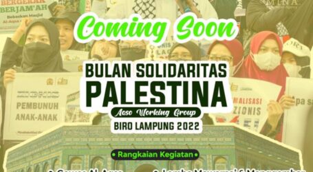 Schedule and Series of Palestinian Solidarity Month Events in Lampung
