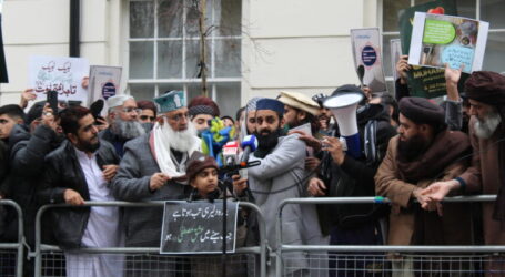 Muslims in London Hold Protest Against Burning the Quran by Rasmus Paludan