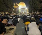 Thousands of Muslims Perform Tarawih Prayer at Al-Aqsa Mosque