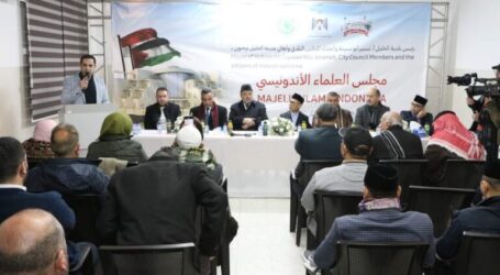 MUI, Mayor Inaugurate the Construction of Indonesian Hospital in Hebron