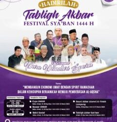 Al-Fatah Islamic Boarding School in Lampung Hold Tabligh Akbar and Sya’ban Festival 1444 H