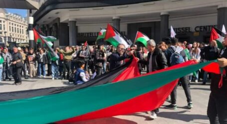Palestinian Community in Brussels Commemorate Prisoner’s Day