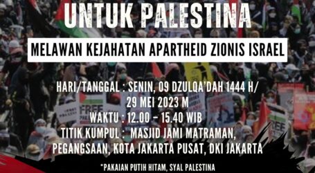 AWG Holds Palestinian Solidarity Peace Action in Jakarta