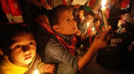 Commemoration of Nakba, Bethlehem Refugee Camp Lights “Fire of Return”